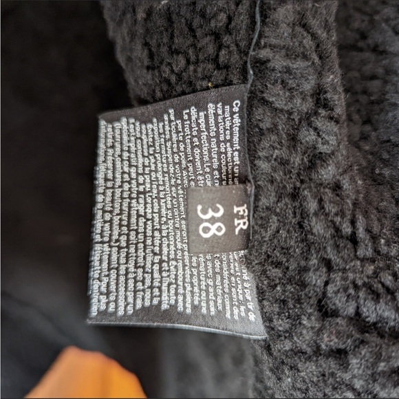 Intuition Paris shearling double zip hooded coat - Picture 7 of 9